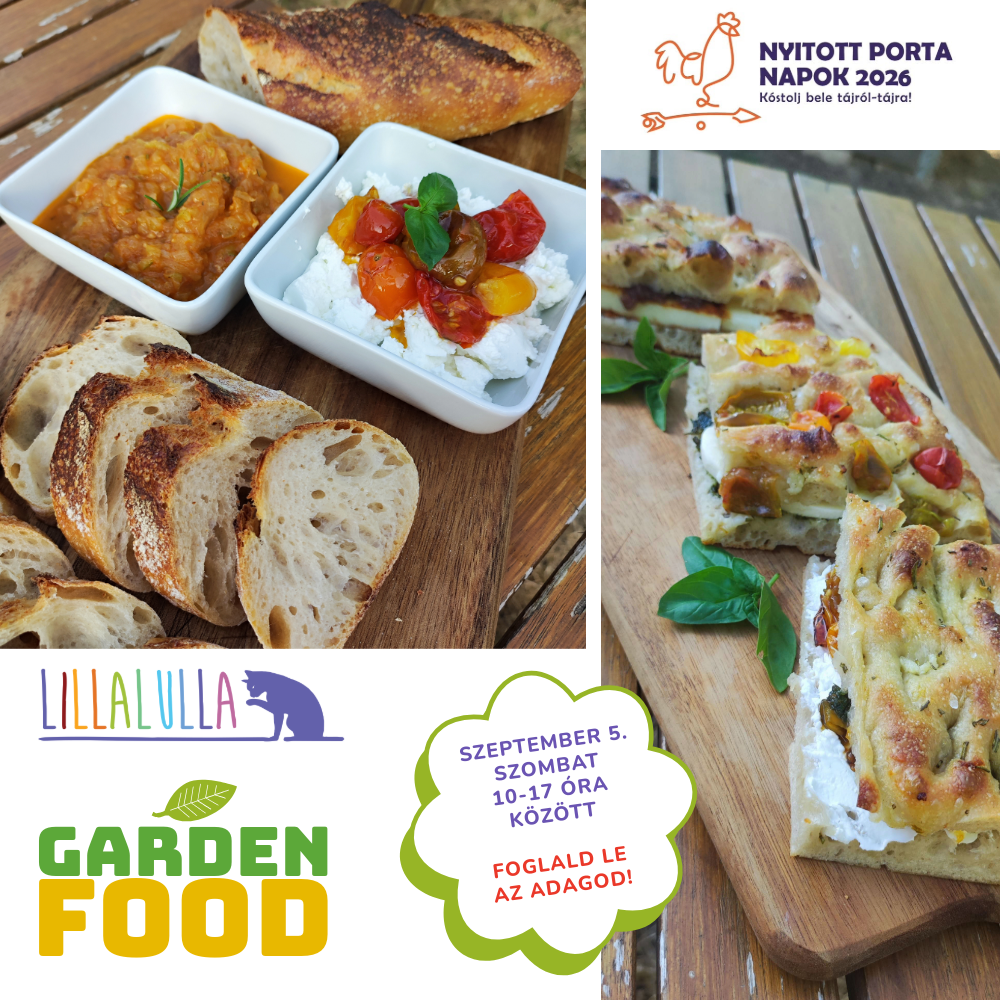 Garden food sétálótál plakát